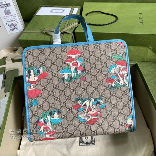 Gucci专柜新款女包, 古驰蘑菇tote托特包购物袋 605614  gdj1693